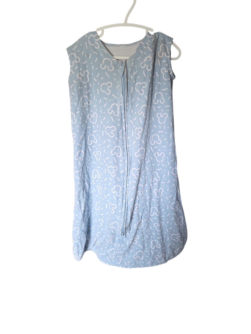 6-12 Month Halo DISNEY Mickey Confetti Blue Sleeveless Sleep Sack